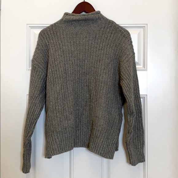 Madewell Mock Neck Side-Button Pullover Sweater L - Picture 7 of 7